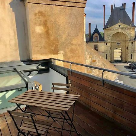 Vue Chateau Fontainebleau - Chez Lydia Exterior foto