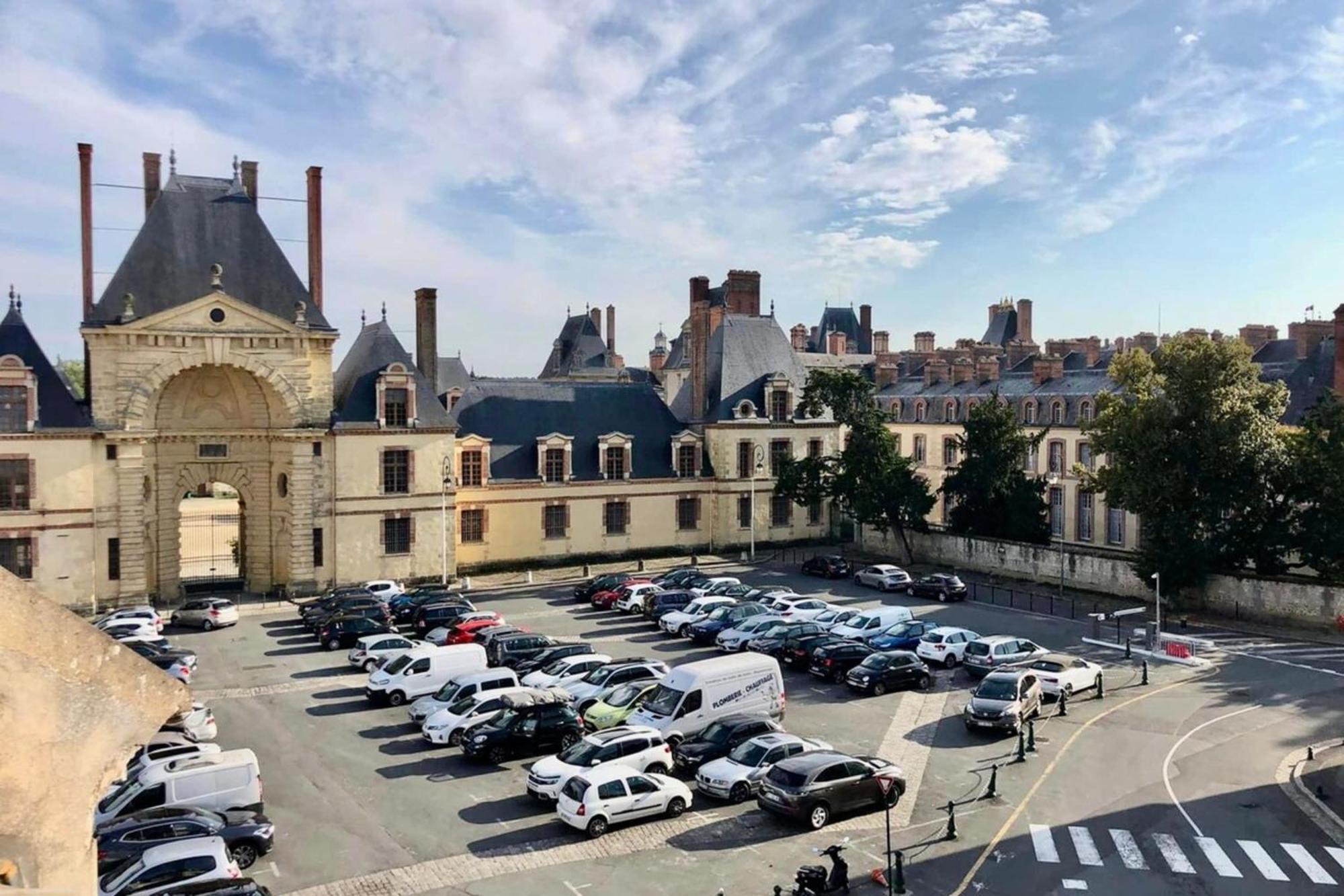 Vue Chateau Fontainebleau - Chez Lydia Exterior foto