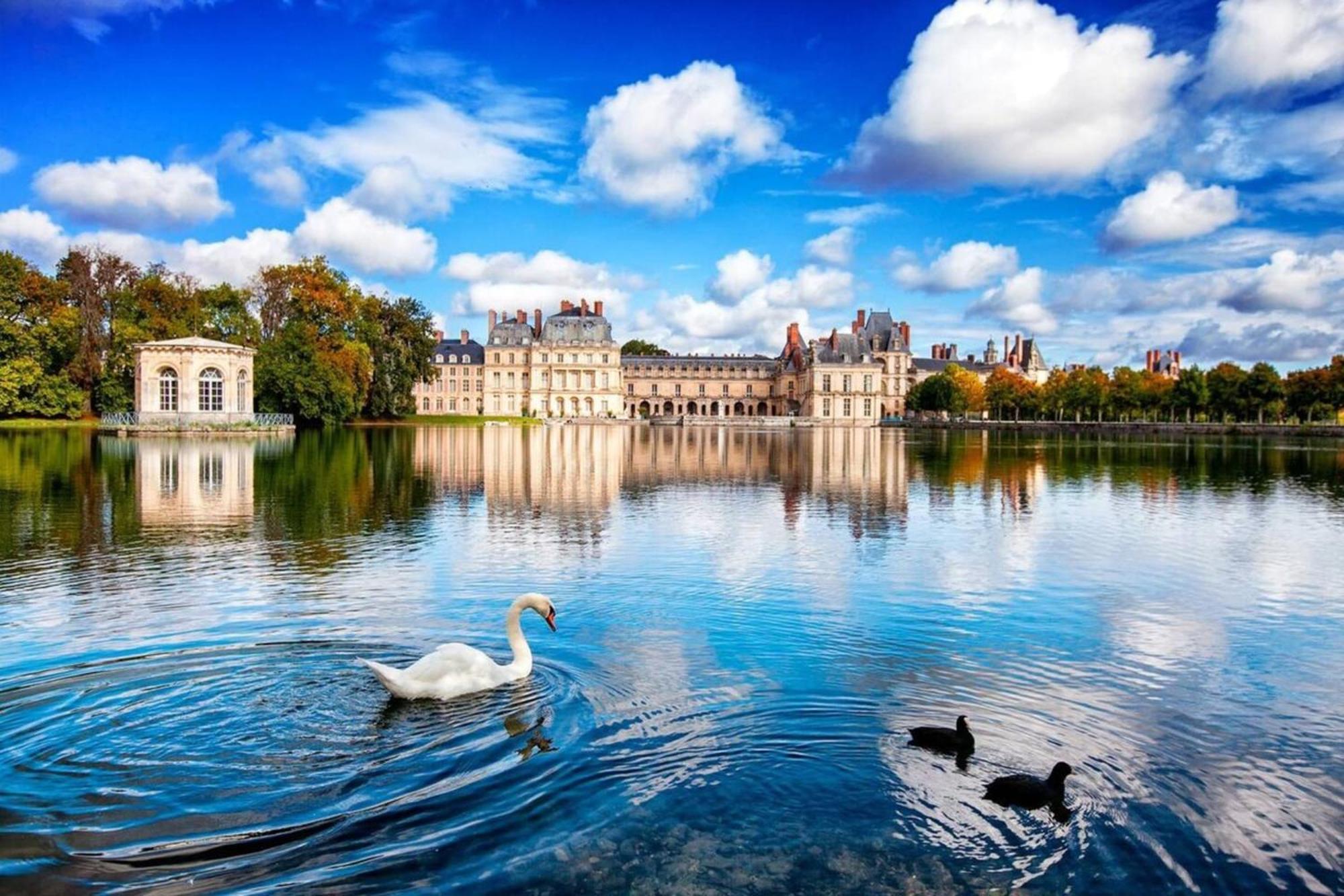Vue Chateau Fontainebleau - Chez Lydia Exterior foto